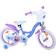 Volare Disney Frozen 2 Childrens Bicycle 2023 Blue/Purple Barncykel