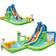 Bountech Inflatable Water Slide Park with Splash Pool Tic Tac Toe Hide & Seek Cave