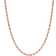 GLD Rope Chain Necklace 4mm - Rose Gold