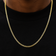 GLD Micro Cuban Chain Necklace 3mm - Gold