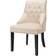 Costway Modern Tufted Beige Kitchen Chair 95cm