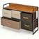 Costway Storage Brown Chest of Drawer 34x91cm