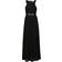 Michael Kors Smocked Georgette Maxi Dress - Black