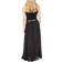 Michael Kors Smocked Georgette Maxi Dress - Black