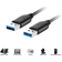 Nordic USB3-206 5Gbps 3.1 USB A - USB A M-M 0.5m