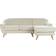Dkd Home Decor Chaise Longue Cream Sofa 226cm 3 personers