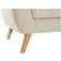 Dkd Home Decor Chaise Longue Cream Sofa 226cm 3 personers