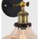 ValueLights Steampunk Style Black/Gold Wall light 2pcs