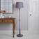 Dunelm Tofty Grey Floor Lamp 138cm