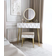 CARME Montana White Dressing Table 40x77cm 2pcs