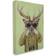 Stupell Industries Funny Cute Deer Binoculars Camera Brown/Green Wall Decor 61x76.2cm
