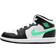 Nike Jordan 1 Mid PS - White/Black/Green Glow