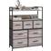 Homcom Storage Organiser Unit Grey Chest of Drawer 79x101cm