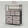 Homcom Storage Organiser Unit Grey Chest of Drawer 79x101cm