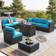 LayinSun 8 pcs Outdoor Lounge Set