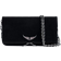 Zadig & Voltaire Rock Suede Clutch - Black