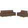 vidaXL 3201309 Brown Soffa 198cm 2st