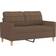 vidaXL 3201309 Brown Soffa 198cm 2st
