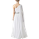 Coast Cape Sleeve with Beaded Waistband Wedding Dress - Ivory