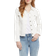 NYDJ Frayed Hem Jacket - Optic White