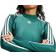 Adidas 3-Stripes Cropped Long Sleeve T-shirt - Collegiate Green