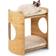 Costway 2-Tier Cute Small Cat Tree 16"x13"x16"