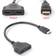 Nordic SGM-143 HDMI - 2xHDMI Splitter Adapter M-F 0.1m