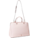 Lauren Ralph Lauren Crosshatch Large Hanna Satchel - Pink Opal