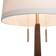 Nova of California Taper Dark Walnut/Weathered Brass Floor Lamp 60"