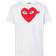 Comme des Garçons Heart Eye T-shirt - White