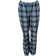 Lady Avenue Flannel Pyjamas - Petrol Checks