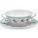 Serax Bowl With Saucer Blossom Milk Midnight Flowers Soup Bowl 0.34L