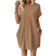Shein LUNE Solid Batwing Sleeve Tee Dress
