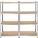 tectake 4 Tier Brown Reolsystem 40x160cm