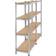 tectake 4 Tier Brown Shelving System 40x160cm