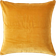 Homescapes Super Soft Housse de coussin Jaune (40x40cm)