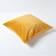 Homescapes Super Soft Housse de coussin Jaune (40x40cm)