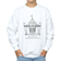 Disney Kid's Mary Poppins Carousel Sketch Sweatshirt - White