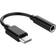 Nordic USBC-AUDIO USB C - 3.5mm DAC Headphone Adapter M-F 0.2m