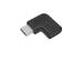 Nordic USBC-MF1 20V 3A 10Gbps 3.1 USB C - USB C 90 Degree Angled Adapter M-F