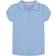 Nautica Girl's School Uniform Short Sleeve Polo Shirt - Light Blue