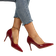 Shein Point Toe Stiletto Heeled Court Pumps