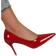 Shein 2023 New Spring & Autumn Fashionable Red High Heels For Women, Suitable For Work
