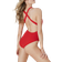 Andie The Tulum One Piece - Cherry Red