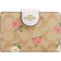 Coach Medium Corner Zip Wallet In Signature Canvas With Floral Print - Gold/Light Khaki Chalk Multi