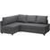 IKEA Friheten Klagshamn Skiftebo Dark Grey Soffa 230cm