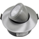 Nordtronic Low Profile Flexible G2 Brushed Aluminum Spotlight