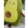Shein 1pc Flannelette Decorative Pillow, Avocado Shaped Decorative Pillow For Home, All Season Komplett dekorationskudde Grön (114.3x88.9cm)