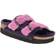 Birkenstock Arizona Big Buckle Pap Fur Narrow Fit - Purple Orchid Dark Berry