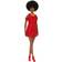 Mattel Barbie Fashionistas Doll Black Hair and Red Dress